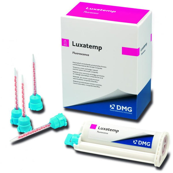 DMG 110589 Luxatemp Fluorescence Temporary Crown & Bridge Material Bleach Light 76 Gm Cartridge DMG 110589 Luxatemp Fluorescence Temporary Crown & Bridge Material Bleach Light 76 Gm Cartridge
